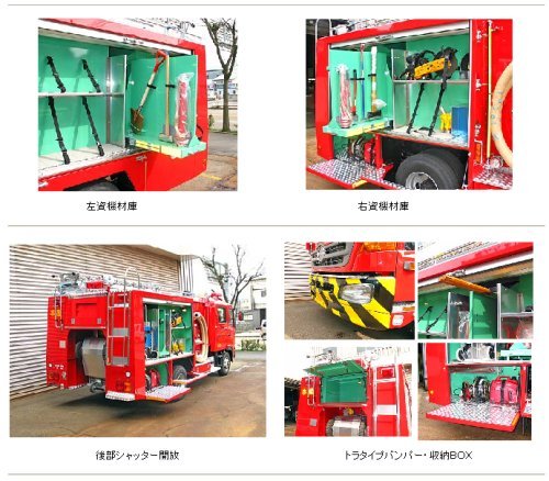 Nagano水Ⅰ-B消防ポンプ自動車（ハーフシャッター）